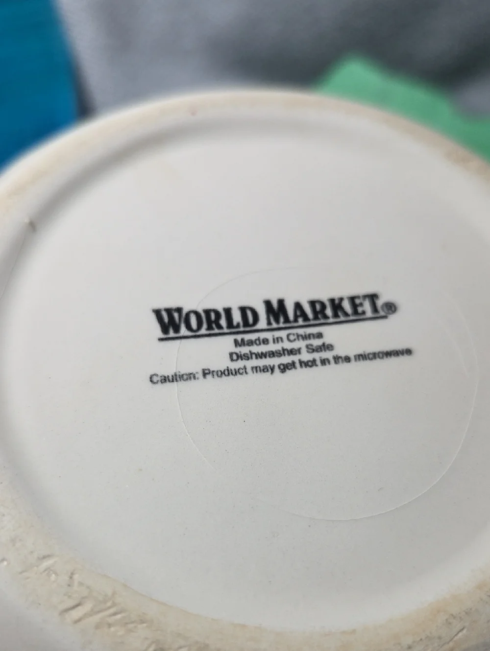MEOW World Market Mug Cup White Siamese Kitty Peekaboo Cat
